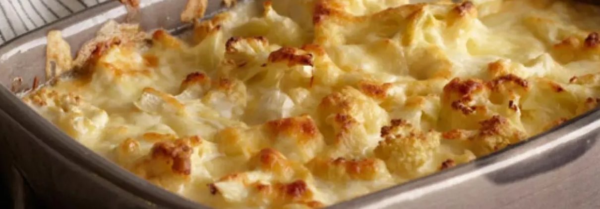 Cauliflower Goat Cheese AuGratin