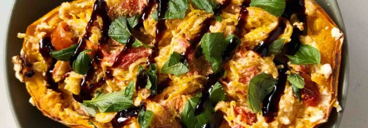 Baked Squash with Feta