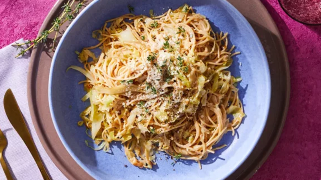 Caramelized Cabbage Pasta