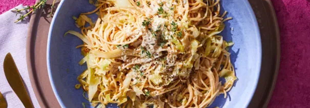 Caramelized Cabbage Pasta