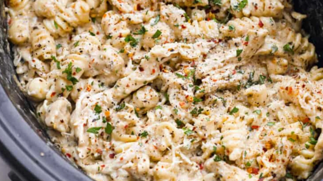 Crockpot Parmesan Garlic Chicken