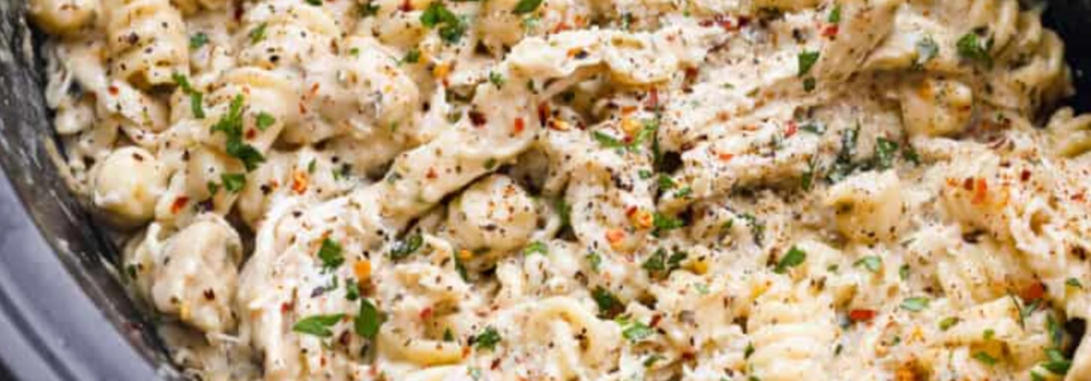 Crockpot Parmesan Garlic Chicken