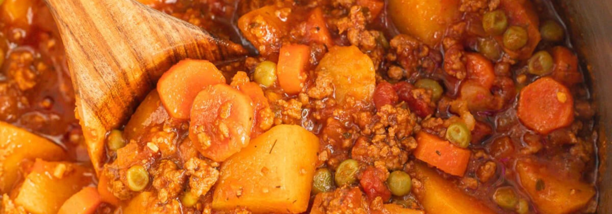 Instant Pot Ground Beef Stew