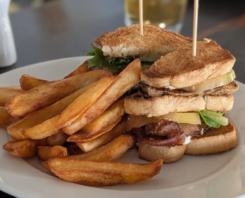Isle Bay Beach Bar Club Sandwich