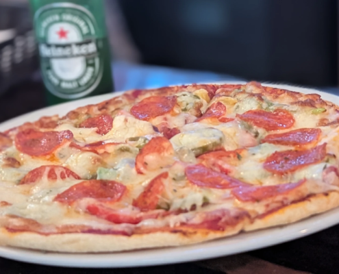 Isle Bay Beach Bar Pepperoni Jalapeno Pizza