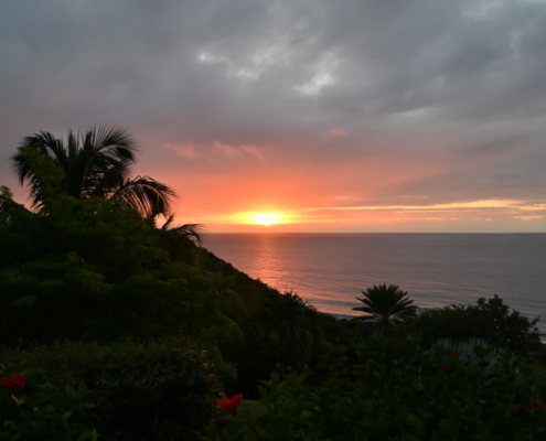 Sunset at Villa Trelawney