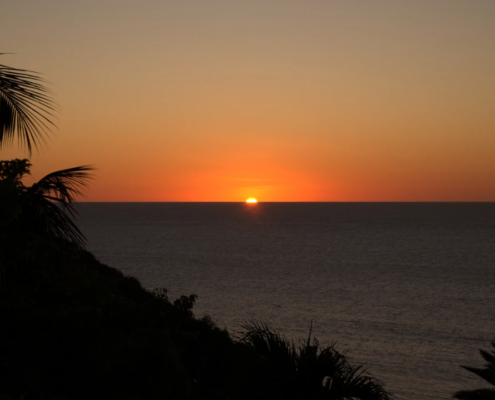 Sunset at Villa Trelawney