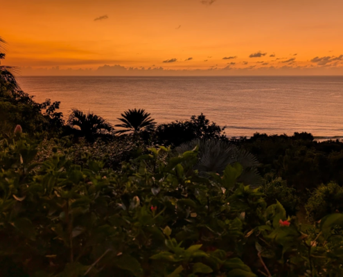 Sunset at Villa Trelawney