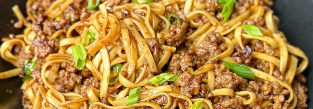 Mongolian Beef with Noodles