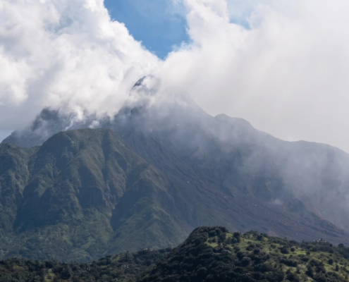 Soufriere Hills from Garibaldi Hill
