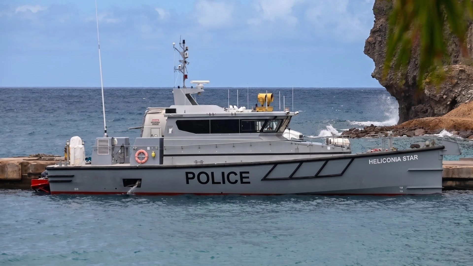 Montserrat Police Force Heliconia Star
